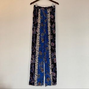 Zara Women Floral Multicolored Pants XS